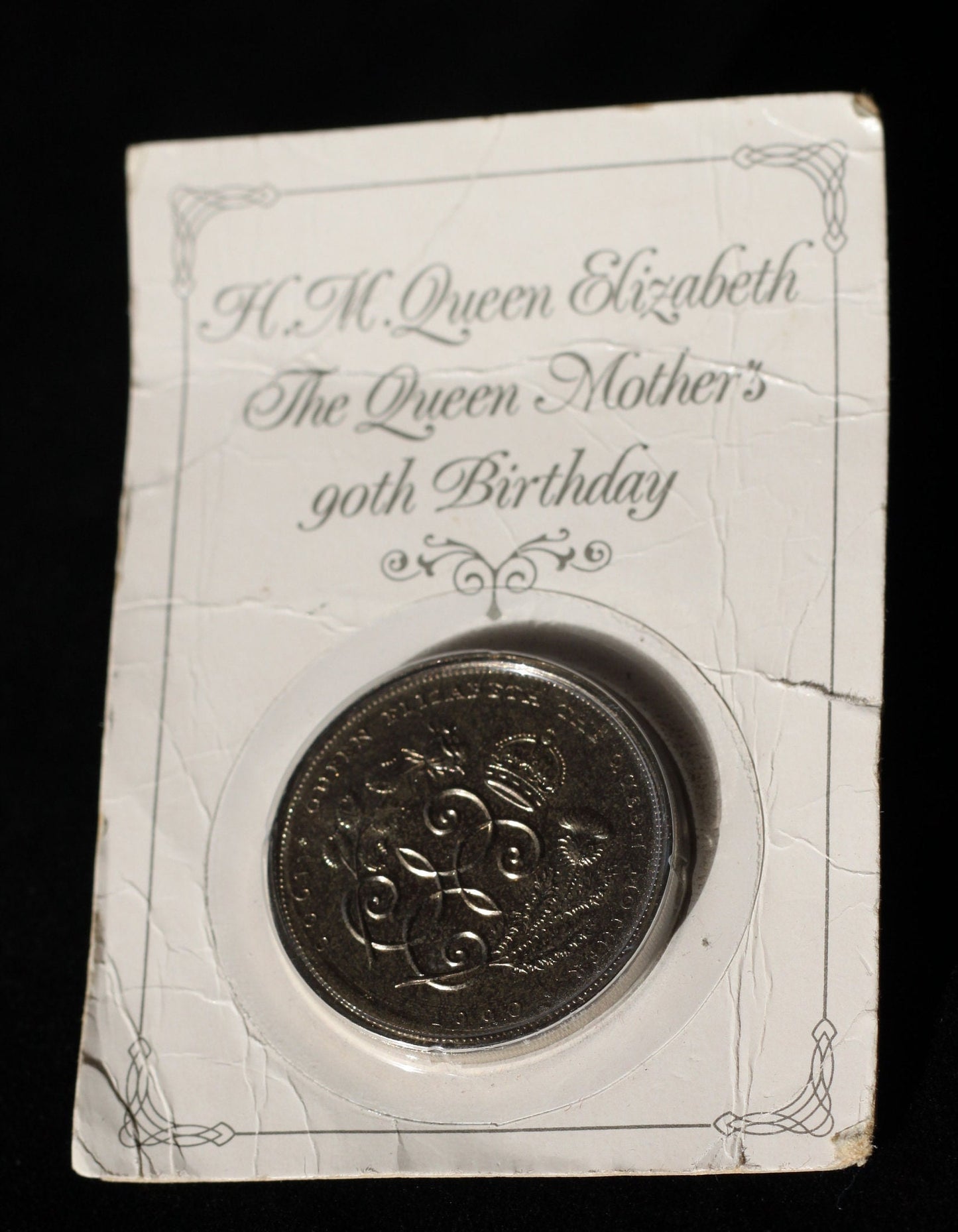 Our Late HM Queen Elizabeth's Mothers 90th Birthday Five Pound Coin