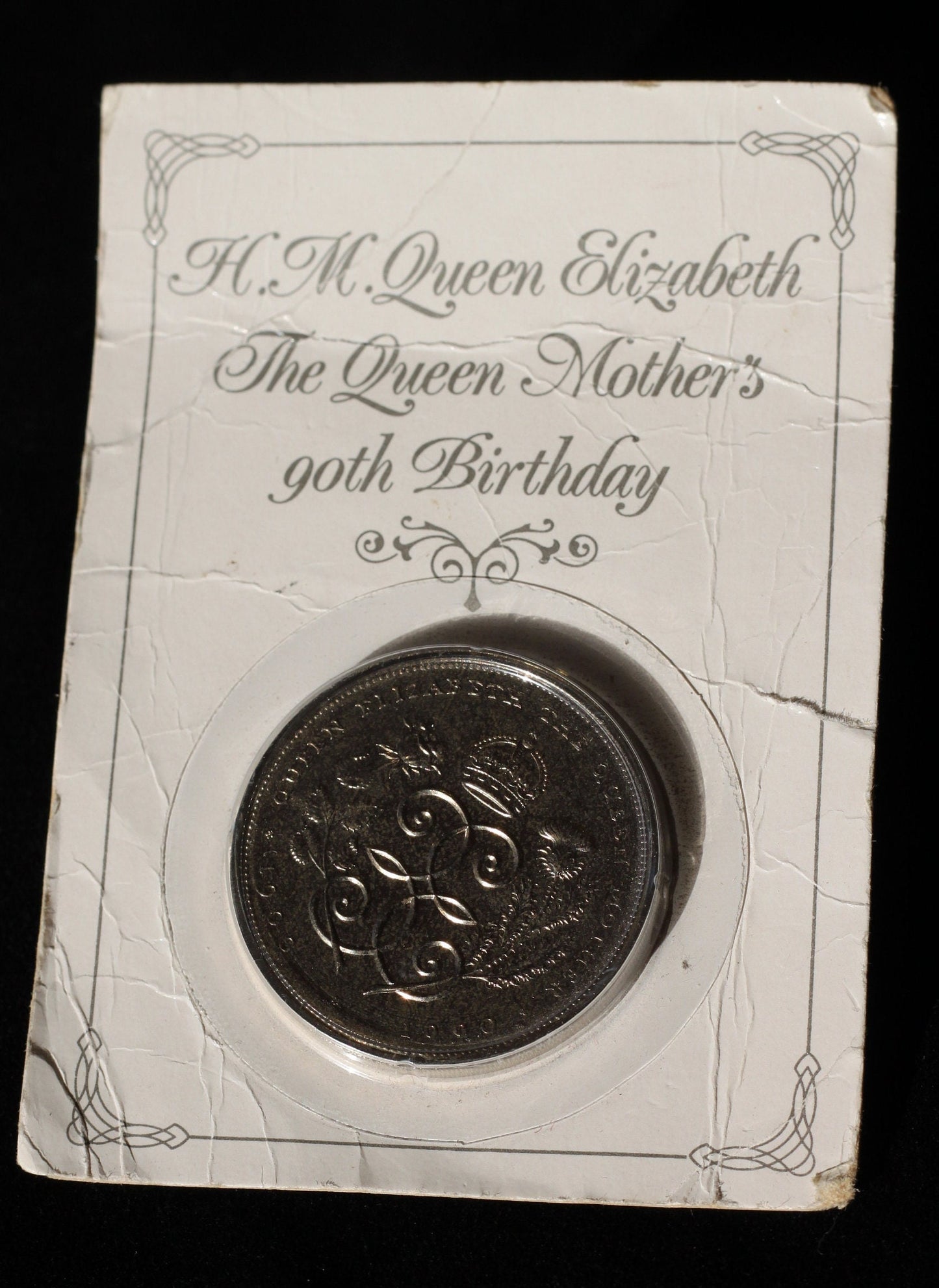 Our Late HM Queen Elizabeth's Mothers 90th Birthday Five Pound Coin