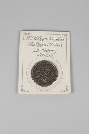 Our Late HM Queen Elizabeth's Mothers 90th Birthday Five Pound Coin