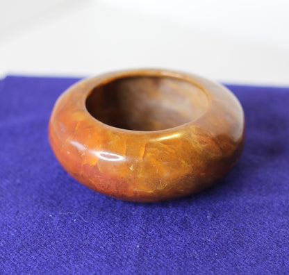 A Chinese soapstone shallow dish 10cm Diameter