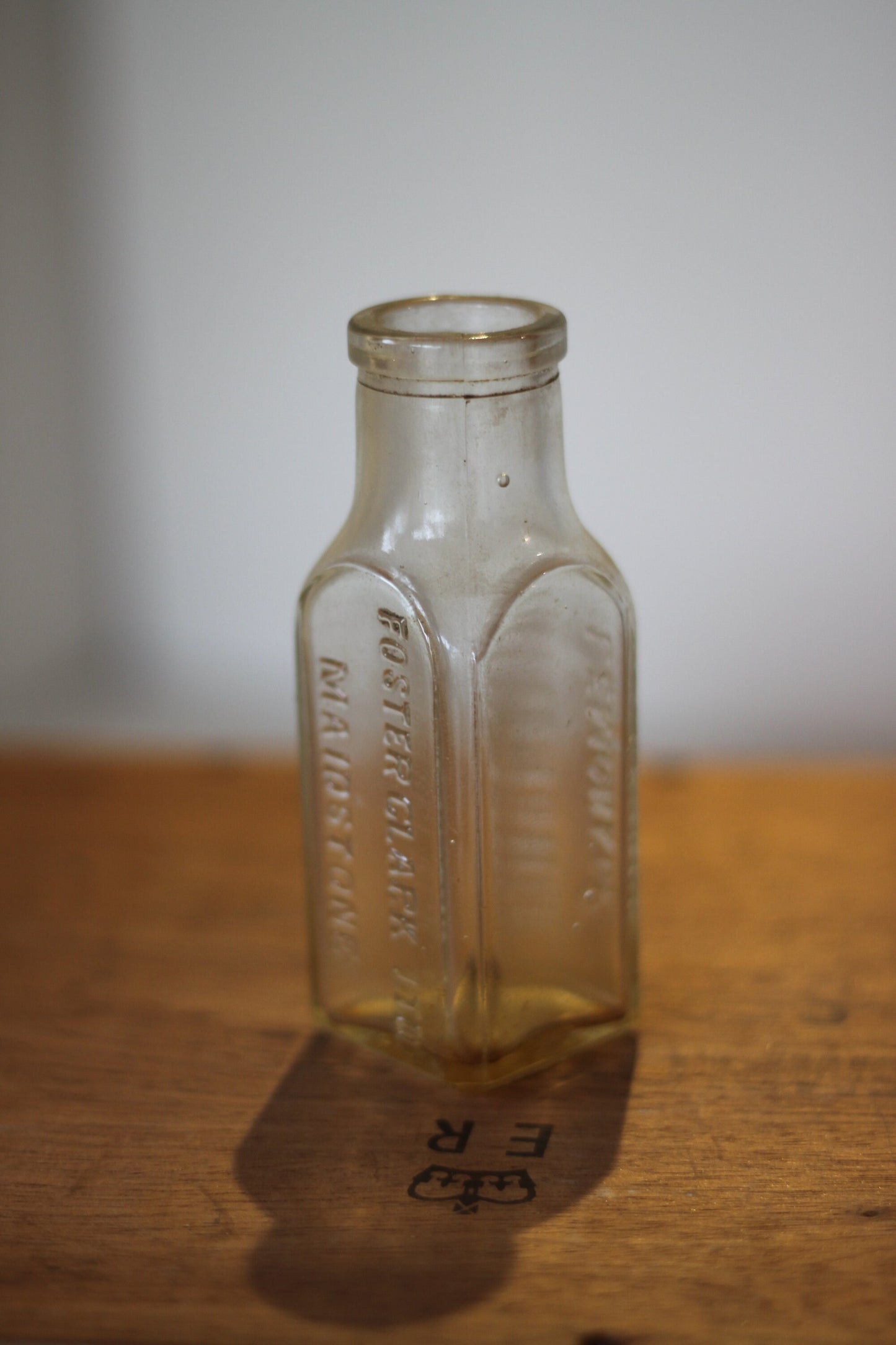 A Vintage Tourist Lemonade Bottle Embossed Eiffel Tower Lemonade Foster Clark Ltd Maidstone