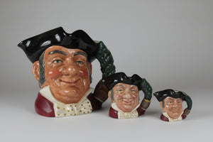 A Complete Graduated Set of Royal Doulton Mine Host Toby Jugs