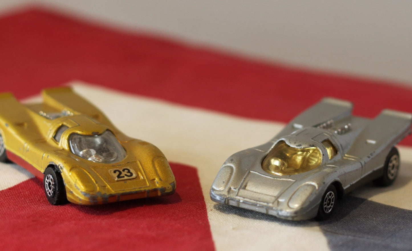 Four Diecast Metal Corgi Junior Vehicles, 2 Whizzwheels and 2 Growlers From The 1970's - All in Original Unrestored Condition and 7cm Long