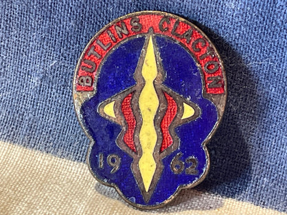 A Vintage Enamel Butlins Holiday Camp Clacton 1962 Pin Badge by J R Gaunt of London 26mm tall