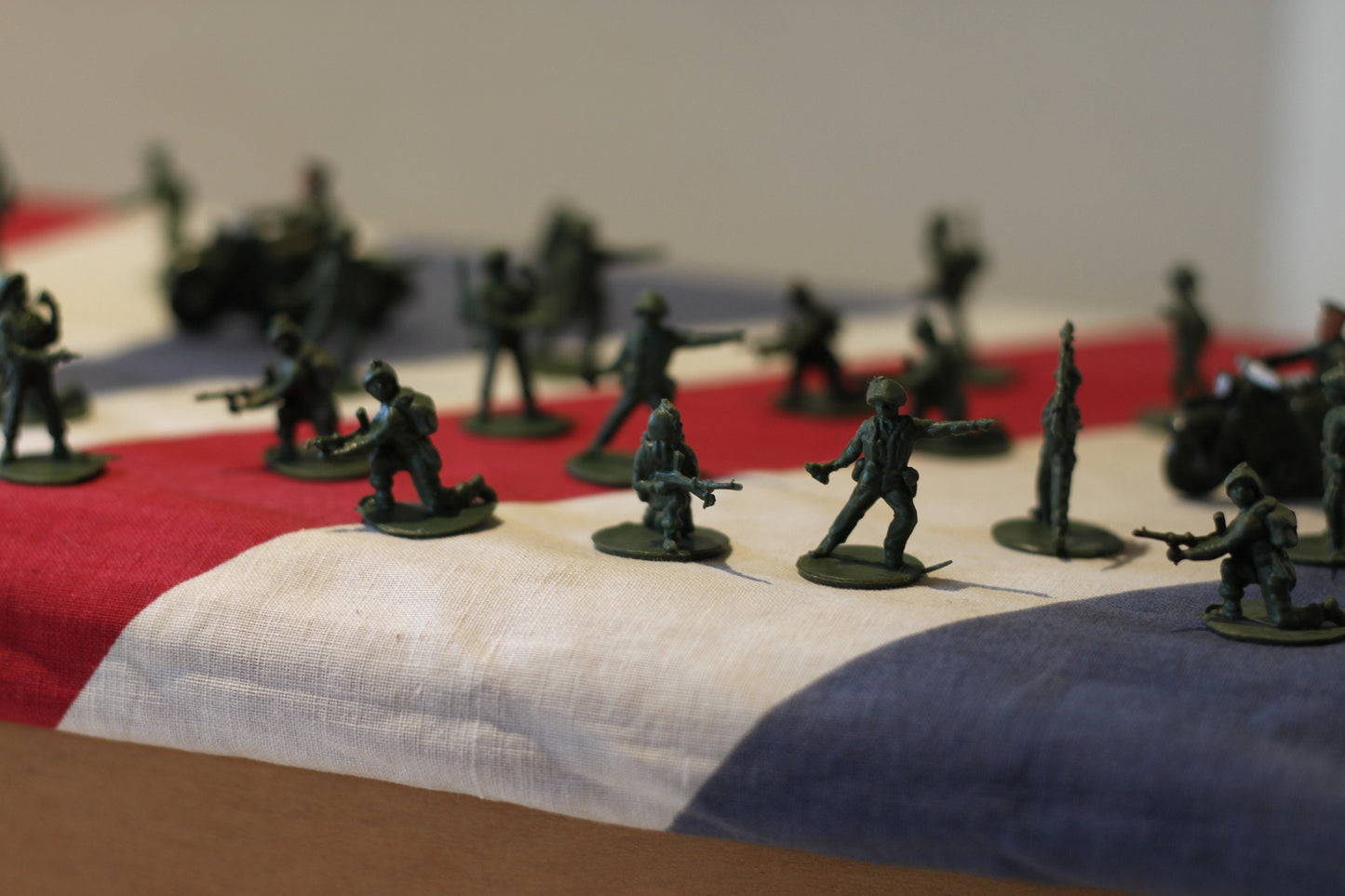 A  Collection of Plastic Toy Soldiers From 1970's - Approx. 30mm Tall