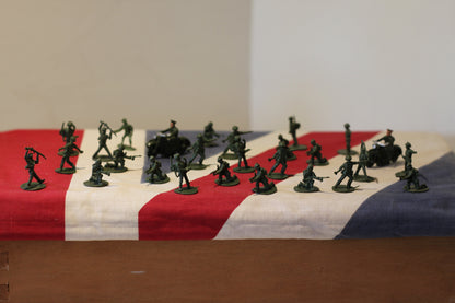 A  Collection of Plastic Toy Soldiers From 1970's - Approx. 30mm Tall