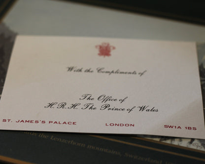 A Set of Table Mats Gifted by The Prince of Wales' (Now King) Office at St James Palace Depicting Watercolours by The Prince c1995