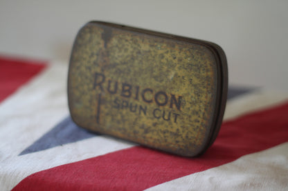 A Vintage Rubicon Spun Cut John Sinclair Ltd Pipe Tobacco Tin 10.5x8x2cm