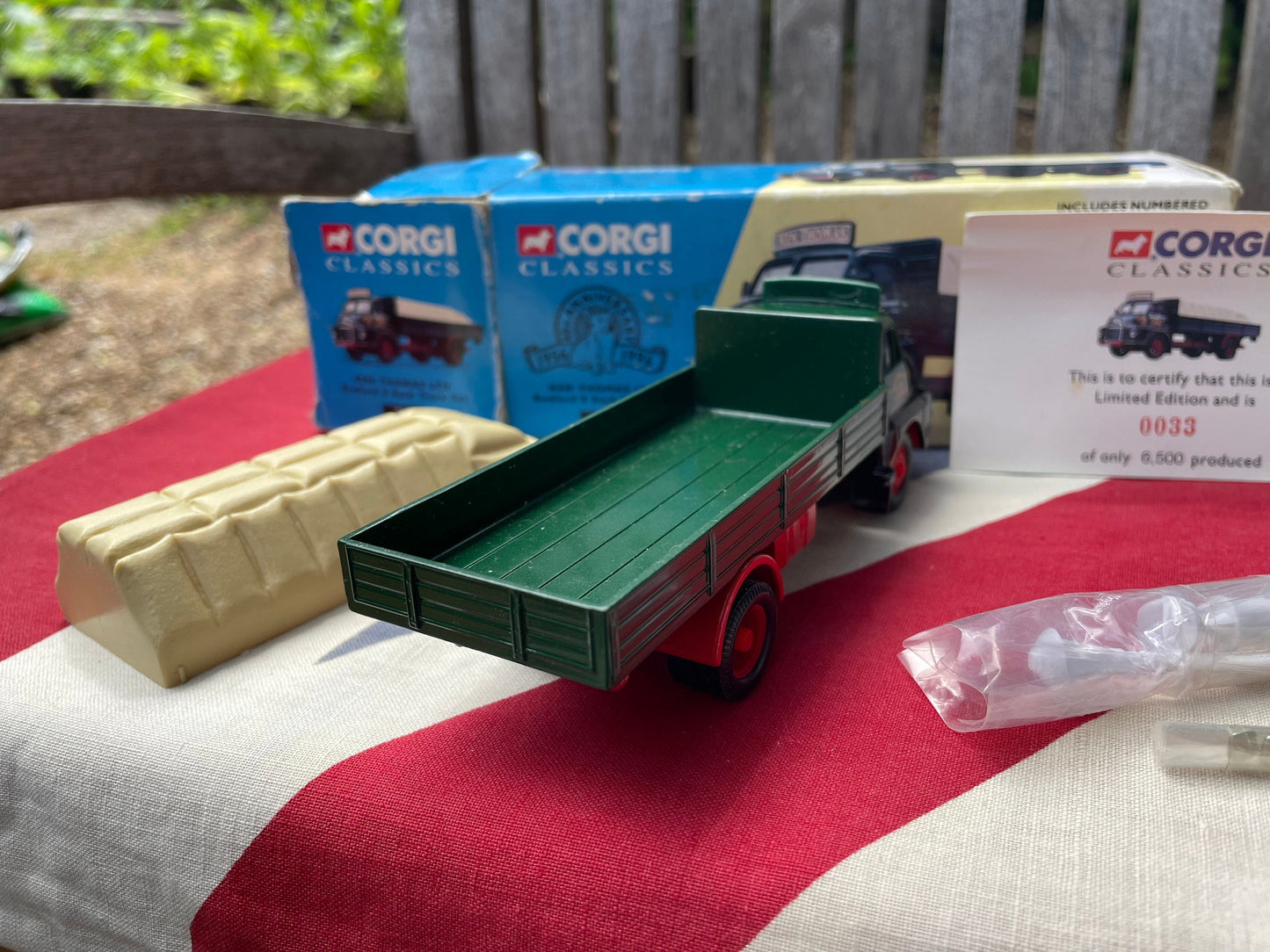 A Corgi Classics 19401 Bedford S Sack Truck Set Ken Thomas Ltd Edition no. 33 of 6500