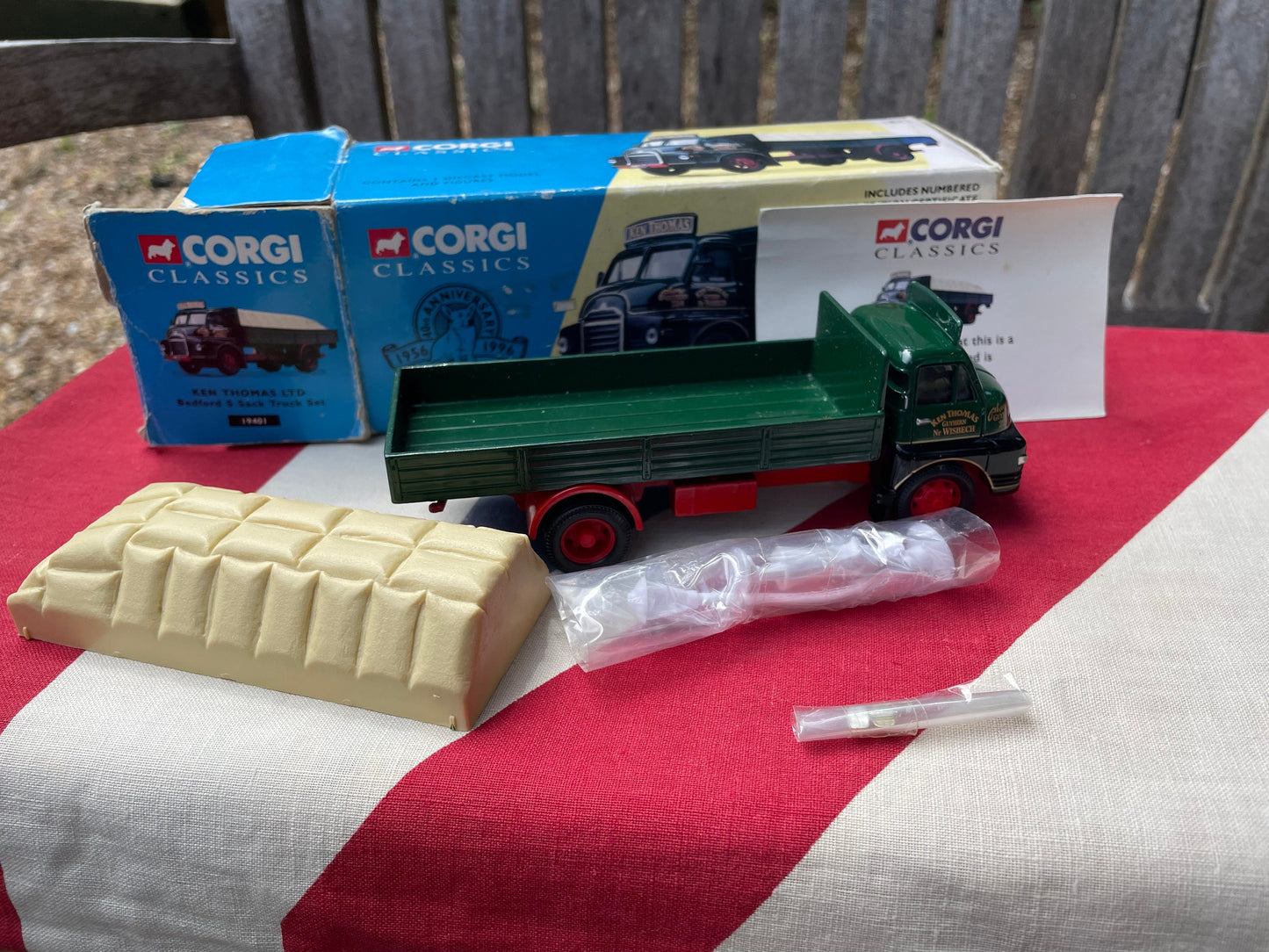 A Corgi Classics 19401 Bedford S Sack Truck Set Ken Thomas Ltd Edition no. 33 of 6500