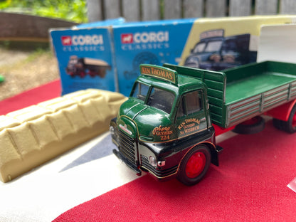 A Corgi Classics 19401 Bedford S Sack Truck Set Ken Thomas Ltd Edition no. 33 of 6500