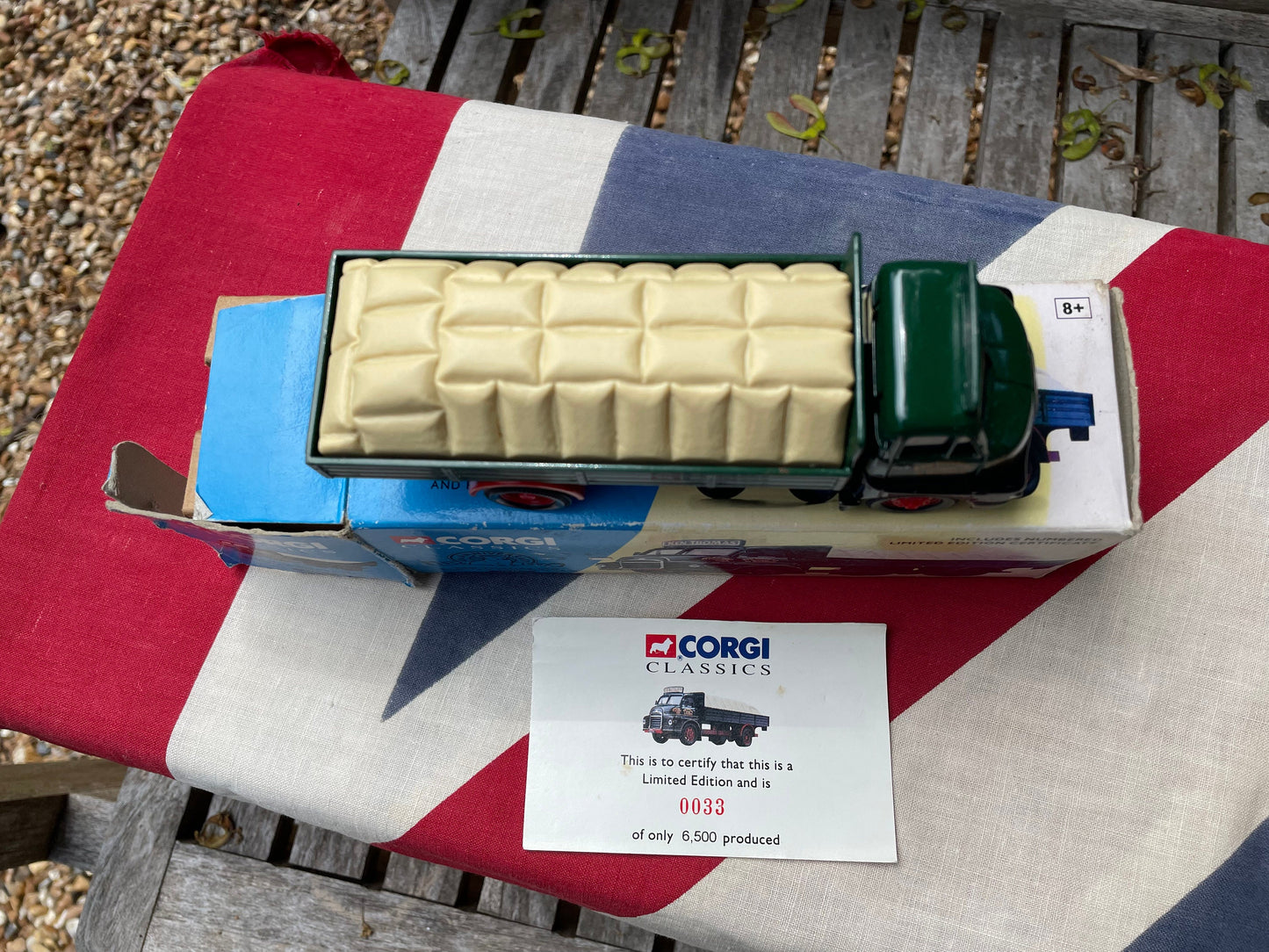 A Corgi Classics 19401 Bedford S Sack Truck Set Ken Thomas Ltd Edition no. 33 of 6500