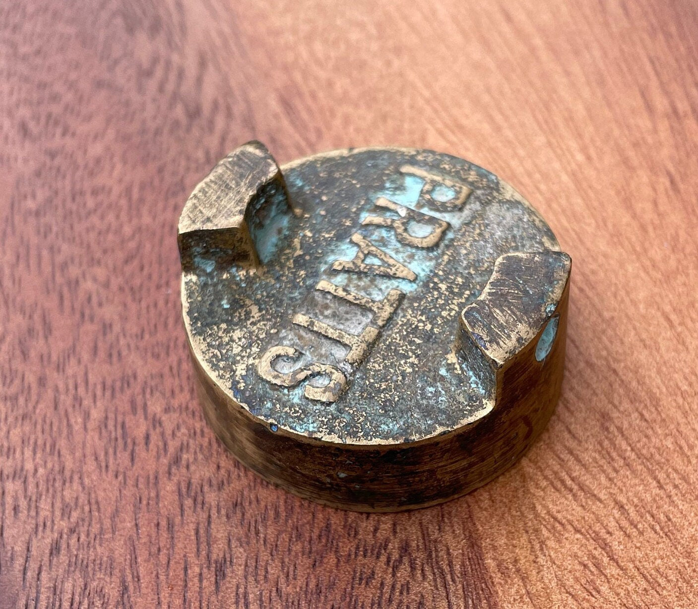 Vintage Brass Pratts Petrol Can Cap Lid 42mm Diameter