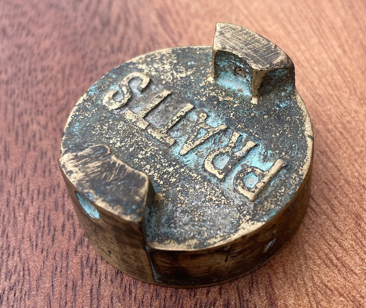 Vintage Brass Pratts Petrol Can Cap Lid 42mm Diameter