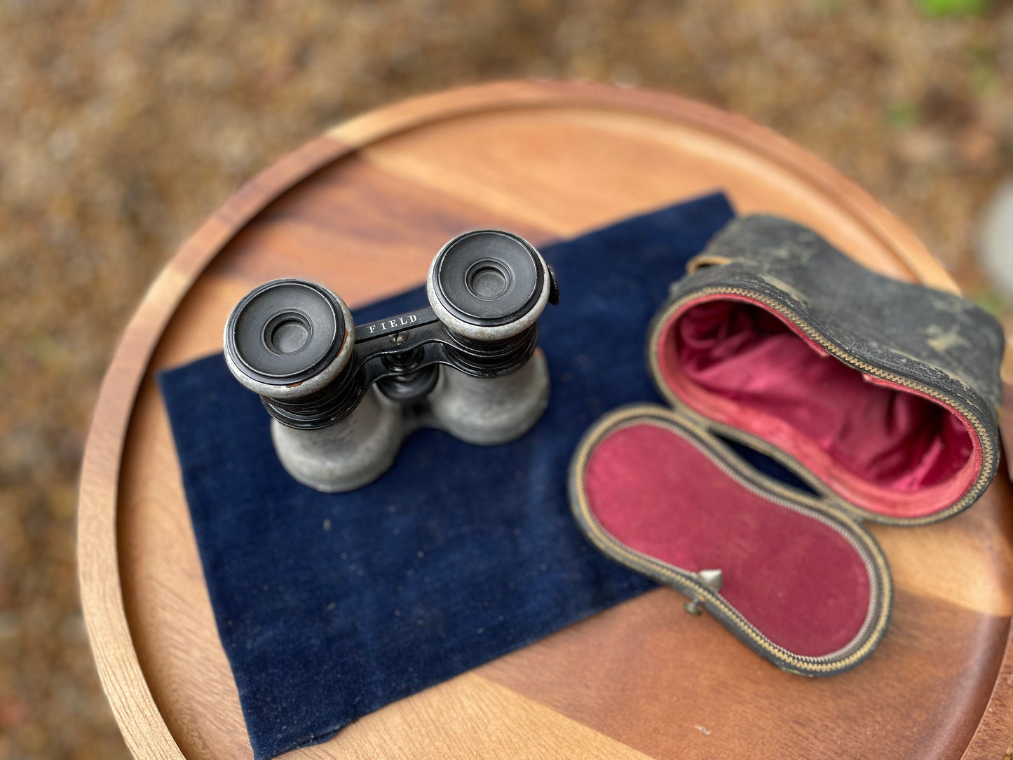 A Pair of Antique Field/Marine/Theatre Combination Binoculars  11.5cm wide