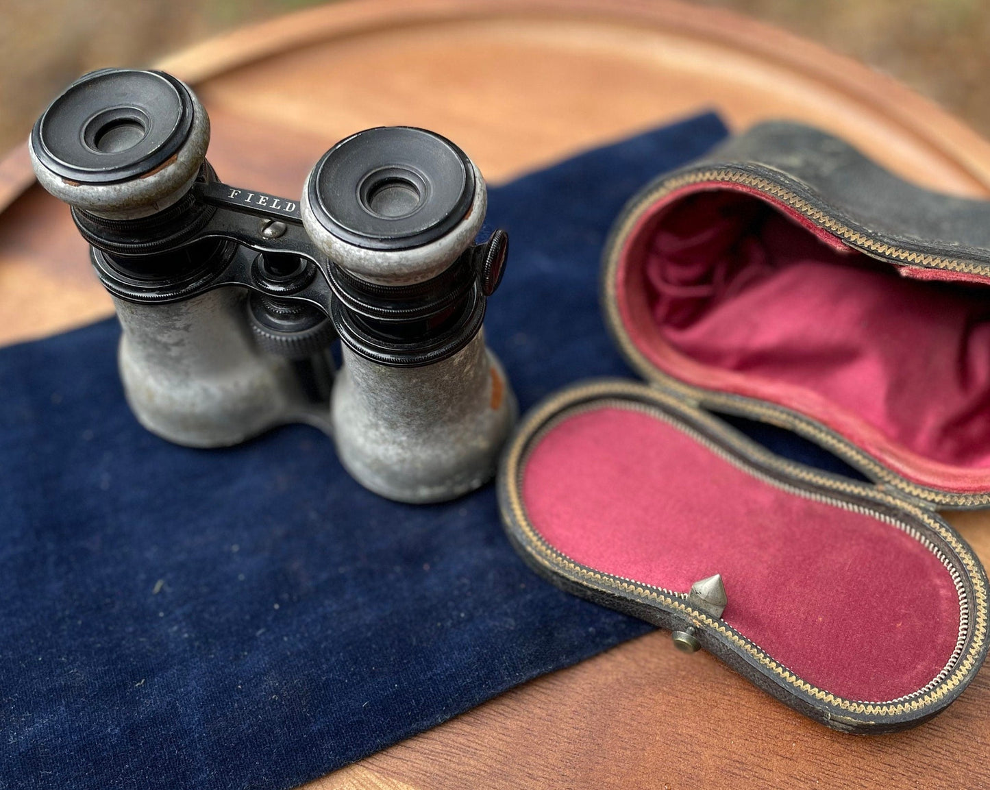 A Pair of Antique Field/Marine/Theatre Combination Binoculars  11.5cm wide