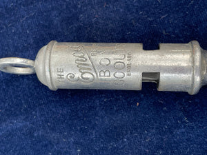 A Vintage Original Emca Boy Scout Whistle Scouts and Cubs Group Call 76mm Long
