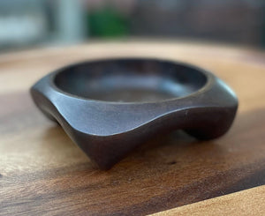 Vintage Chinese Bronze Brush Washer with “China Yixing” Seal Mark – Scholar’s Desk Object – Mid 20th Century