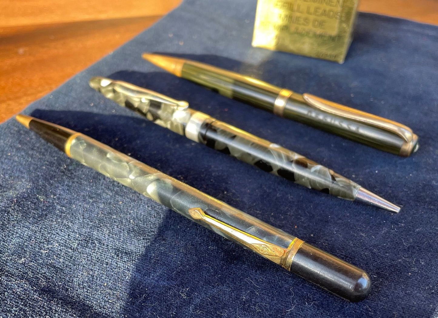 Three Propelling Pencils by Conway Stuart, Sheaffer and Degussa