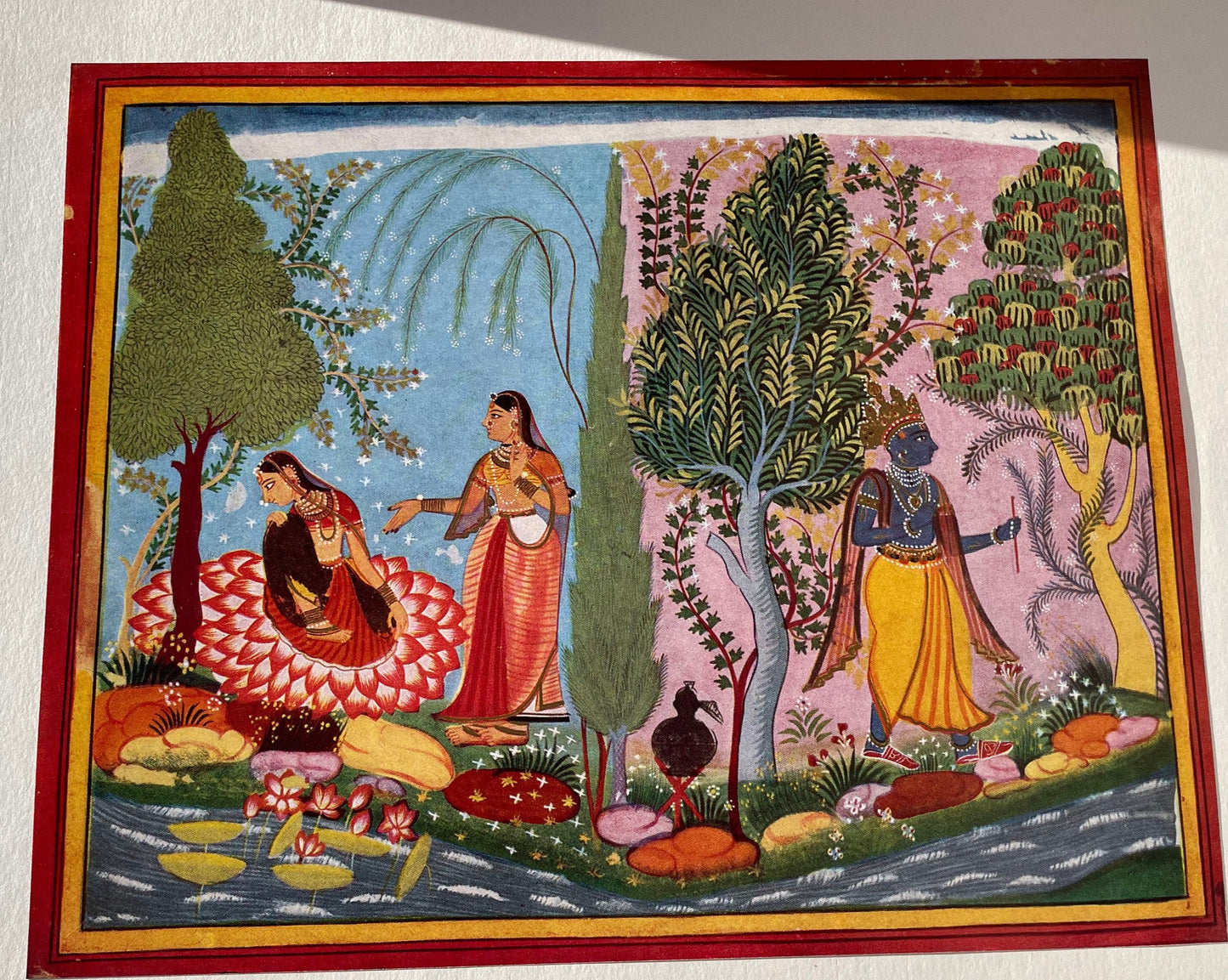 An Indian Art Lalit kala Akademi portfolio No23 1981 MEWAR PAINTING