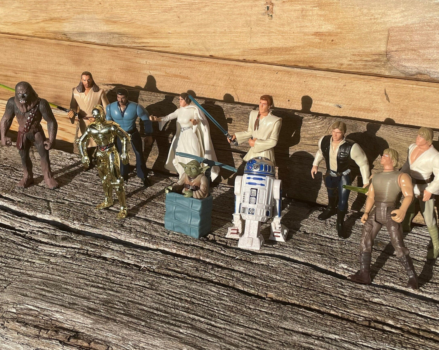 A Collection of 90's Lucas Films Kenner STAR WARS Toy Figures