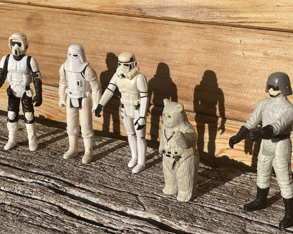 A Rare Collection of 80's Lucas Films Kenner STAR WARS Toy Figures