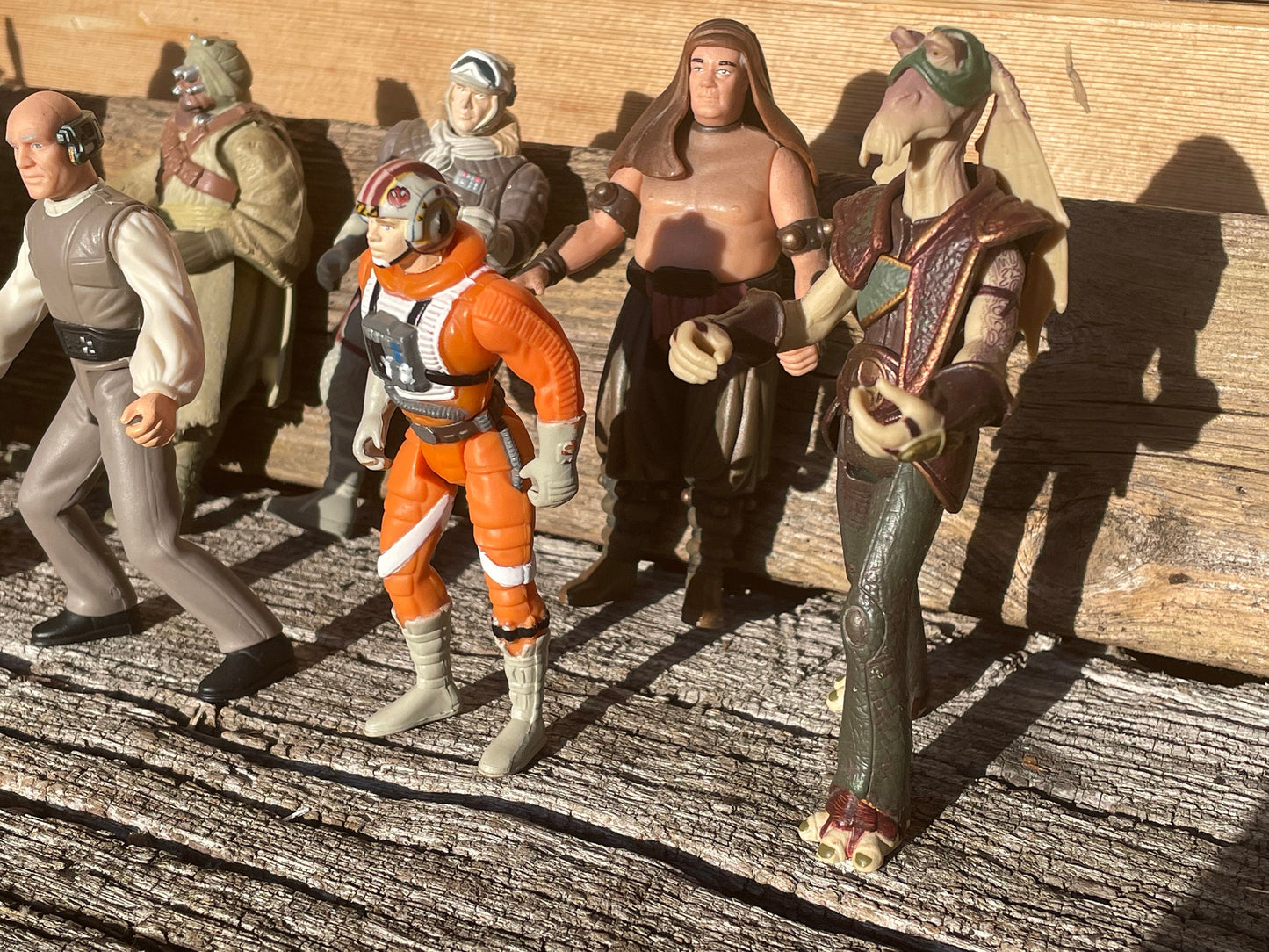 A Collection of 90's Lucas Films Kenner STAR WARS Toy Figures