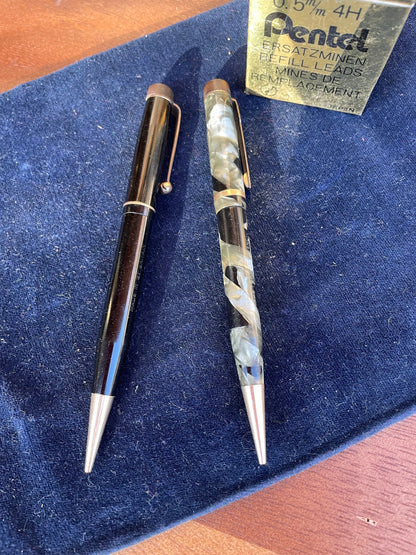 Two Croxley Propelling Pencils by Dickinson of Great Britain