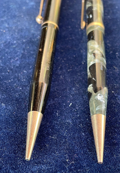 Two Croxley Propelling Pencils by Dickinson of Great Britain