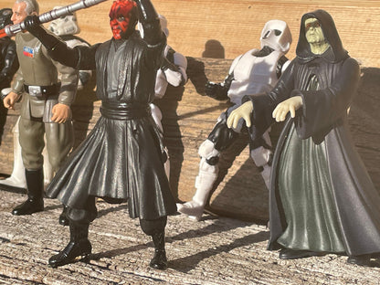 A Collection of 90's Lucas Films Kenner STAR WARS Toy Figures - Baddies