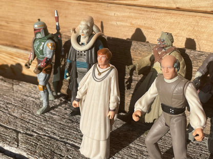 A Collection of 90's Lucas Films Kenner STAR WARS Toy Figures