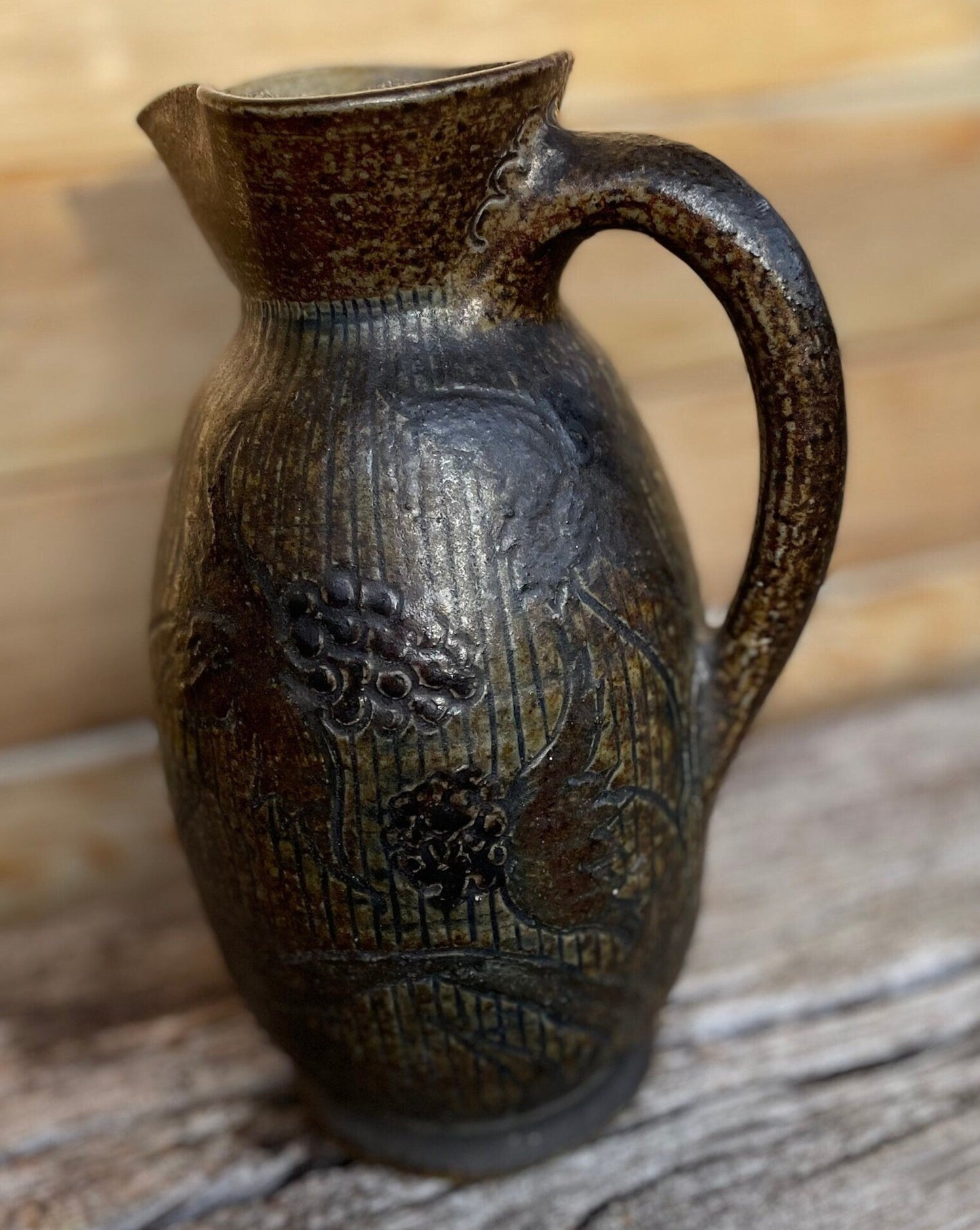 A R. W. Martin Brothers Stoneware Jug From Southall London Signed to Base and jug face 22cm high