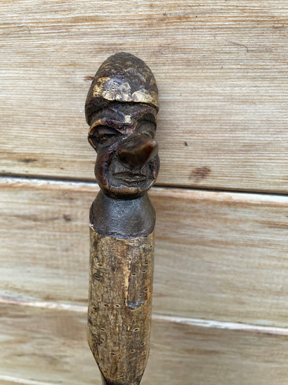 An Original Unique Hand Carved Piece of Folk Art in The Form of a Letter Opener 36cm Long c1910's