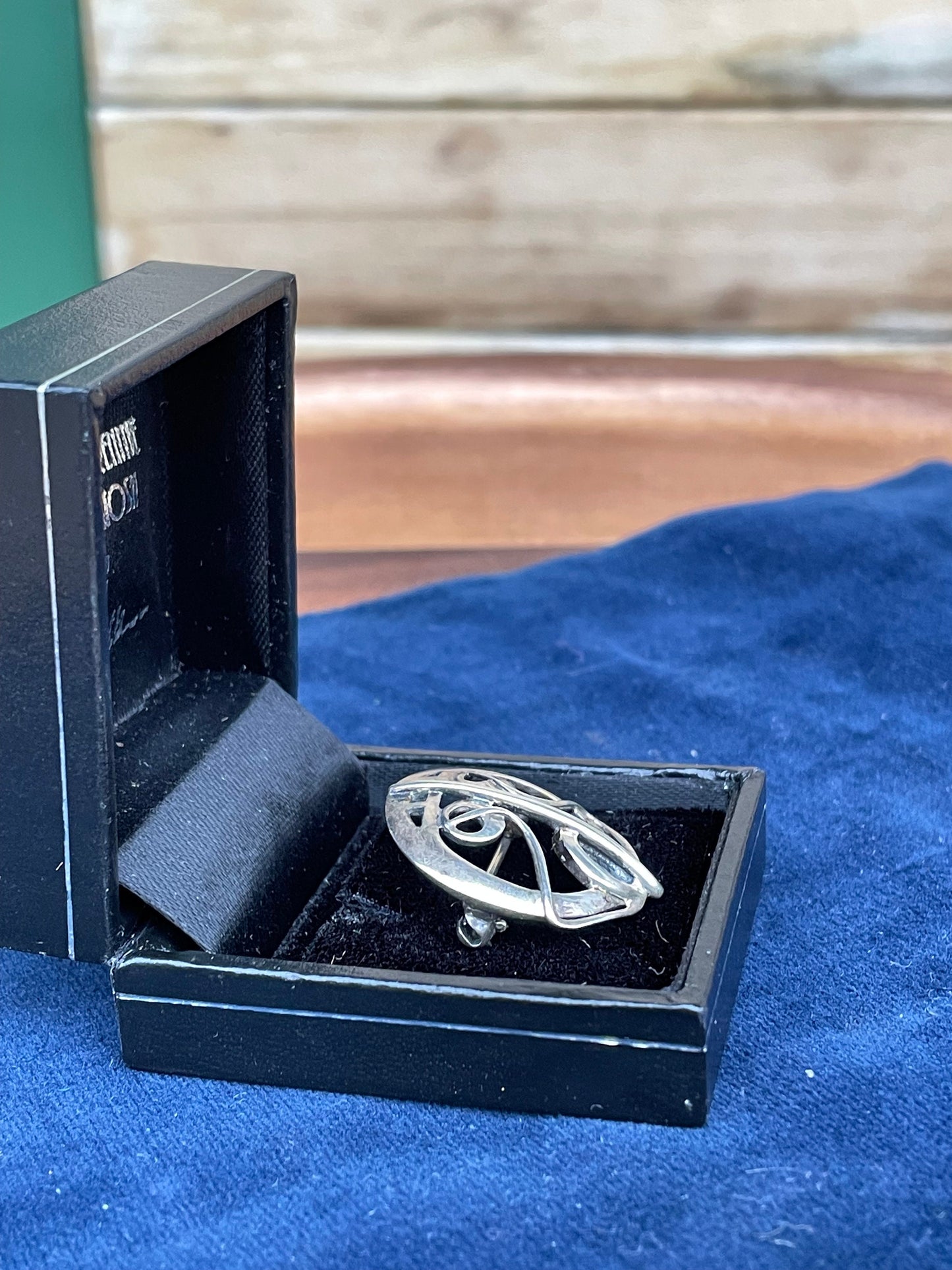 A Vintage Charles Rennie Mackintosh Silver 925 Celtic Brooch in Original Box