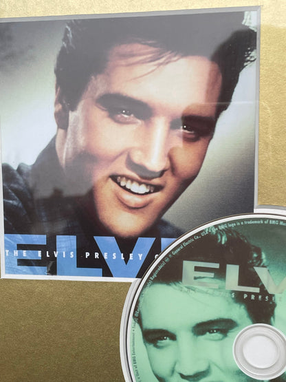 A Framed Elvis Presley - The Elvis Presley Collection CD - Frame 37x32cm