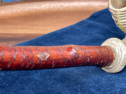 An Original French Jacob Gambier Clay Pipe From Paris - Orientalist c1880