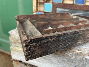 An Antique Printers Wooden and Metal Type Set Draw c1920's  - 28.5x18.5cm