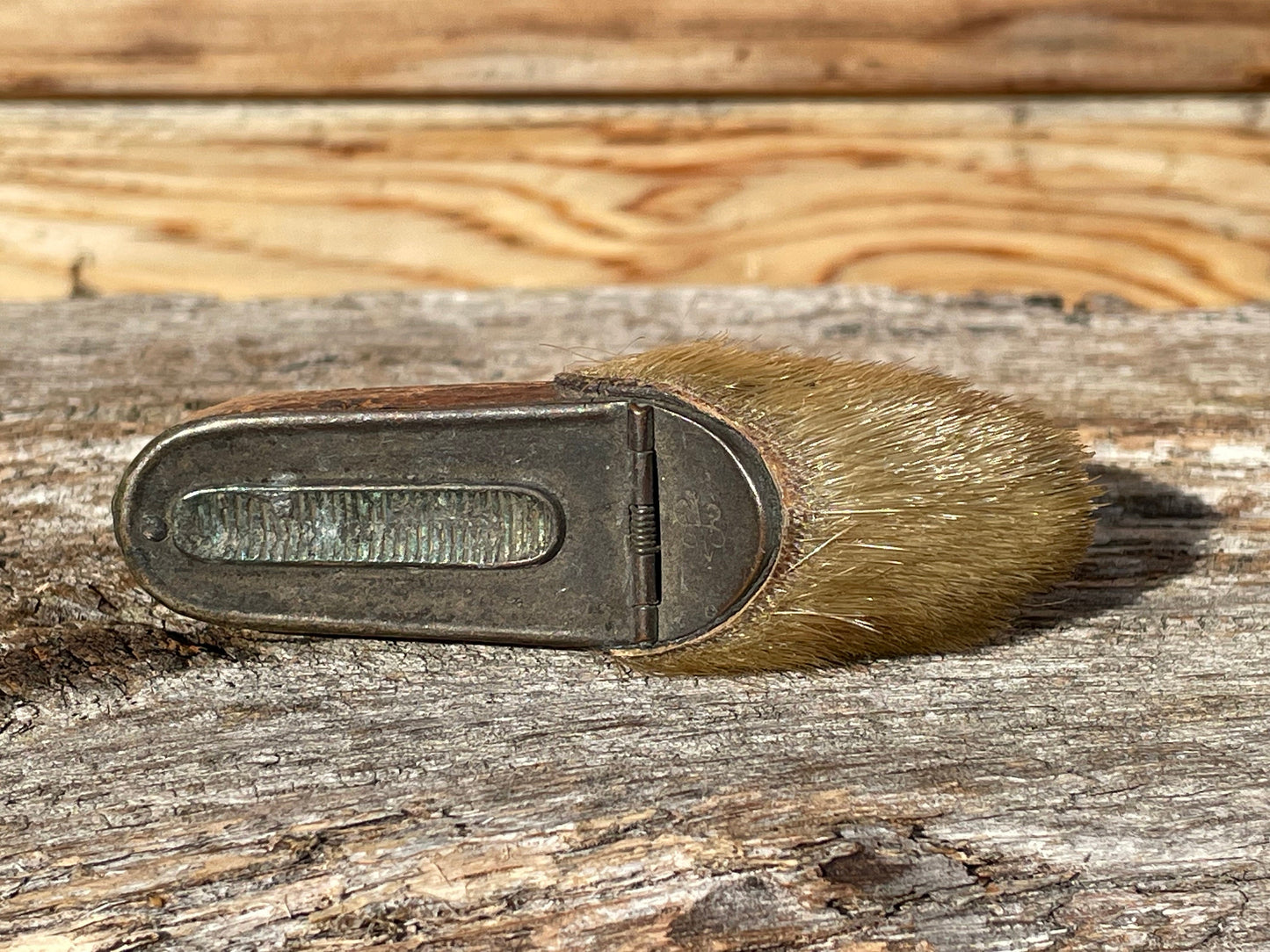 A Very Unusual Unique Antique Vesta in The Form of a Shoe 8.5cm Long c1870