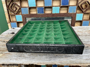 An Antique Printers Bakelite and Green Base Linotype Draw c1920's  - 26x26cm
