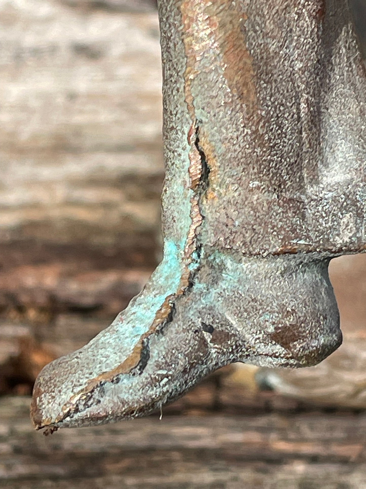 A bronze sculpture of a dancer 23cm tall - 20's style - possible car mascot or trophy