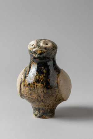 A vintage novelty art studio pottery bird figurine 11cm tall
