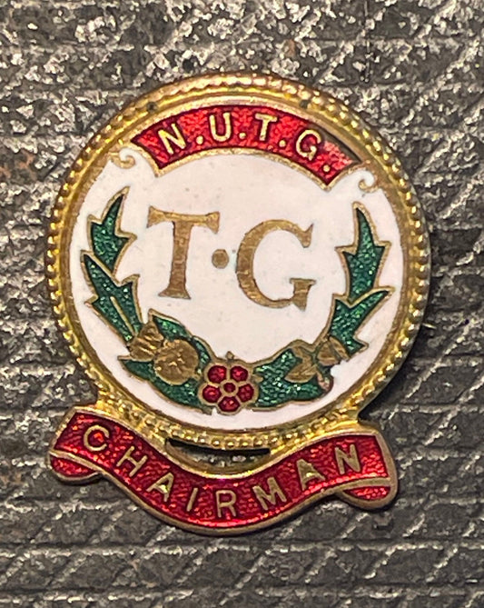 A rare National Union of Townswomen's Guild Chairmans enamel badge 28mm tall