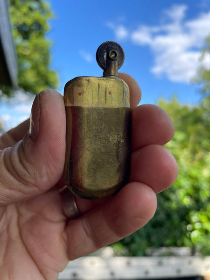 Brass No5 Kingsway real fuel lighter 7cm long