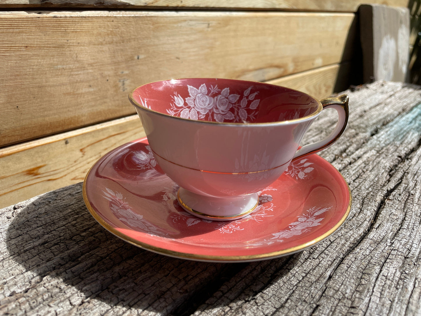 Aynsley English Bone China 2248 tea cup and saucer