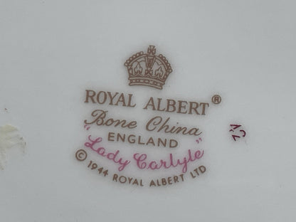 Vintage Royal Albert Lady Carlyle 1944 Oval trinket Dish  Bone China, Made in England 13cm across