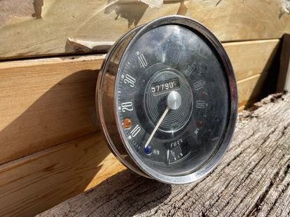 Vintage Morris Minor car Smiths Speedometer 90mph