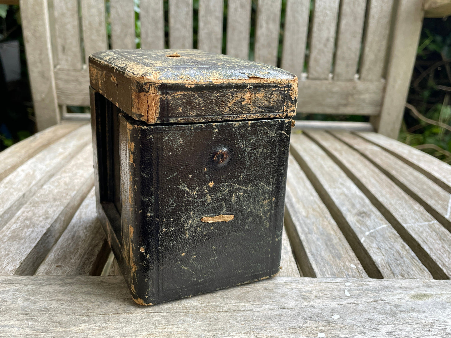 Antique French Carriage clock in original case with key - 1920's - 10cm tall