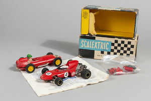 Triang Lotus  MMC54 and March Ford C026 Scalextric model racing cars