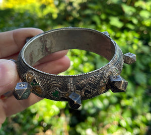 Bedouin bracelet  Vintage Bedouin white metal jewellery