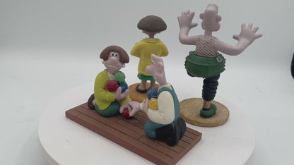 Wallace & Gromit A Close Shave Figurine Collection x3 | Boxed & Unboxed Set